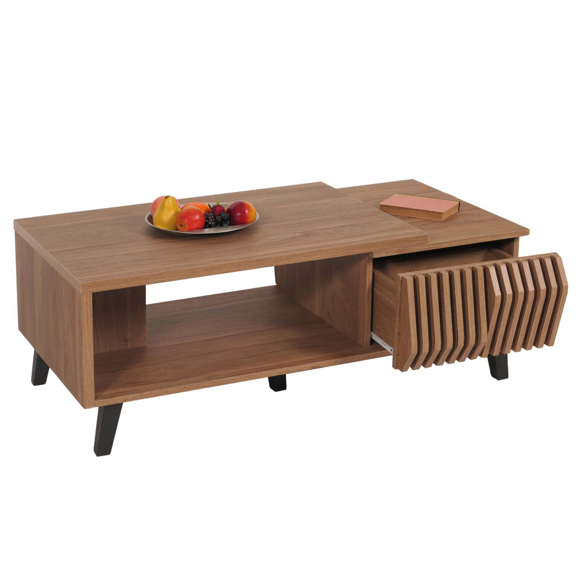 COUCHTISCH rechteckig Braun - Braun, Holz (65/120/44cm) - MCW