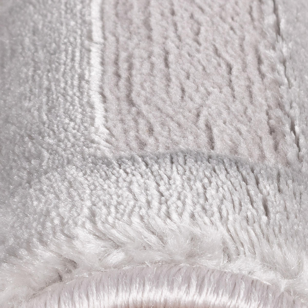 TEPPICH Kurzflor 3D-Muster Polypropylen Wohnzimmer Silber Rechteckig 240x340 - Silberfarben, Textil (240/340cm) - KADIMA DESIGN