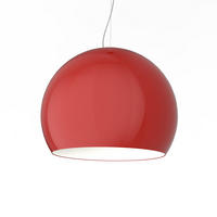 HÄNGELEUCHTE - Rot, Metall (50/50/45cm) - Lumicom