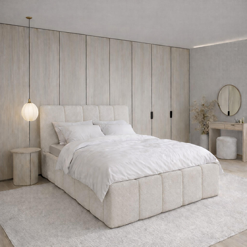 Furnistar Polsterbett Beige 180x200 cm