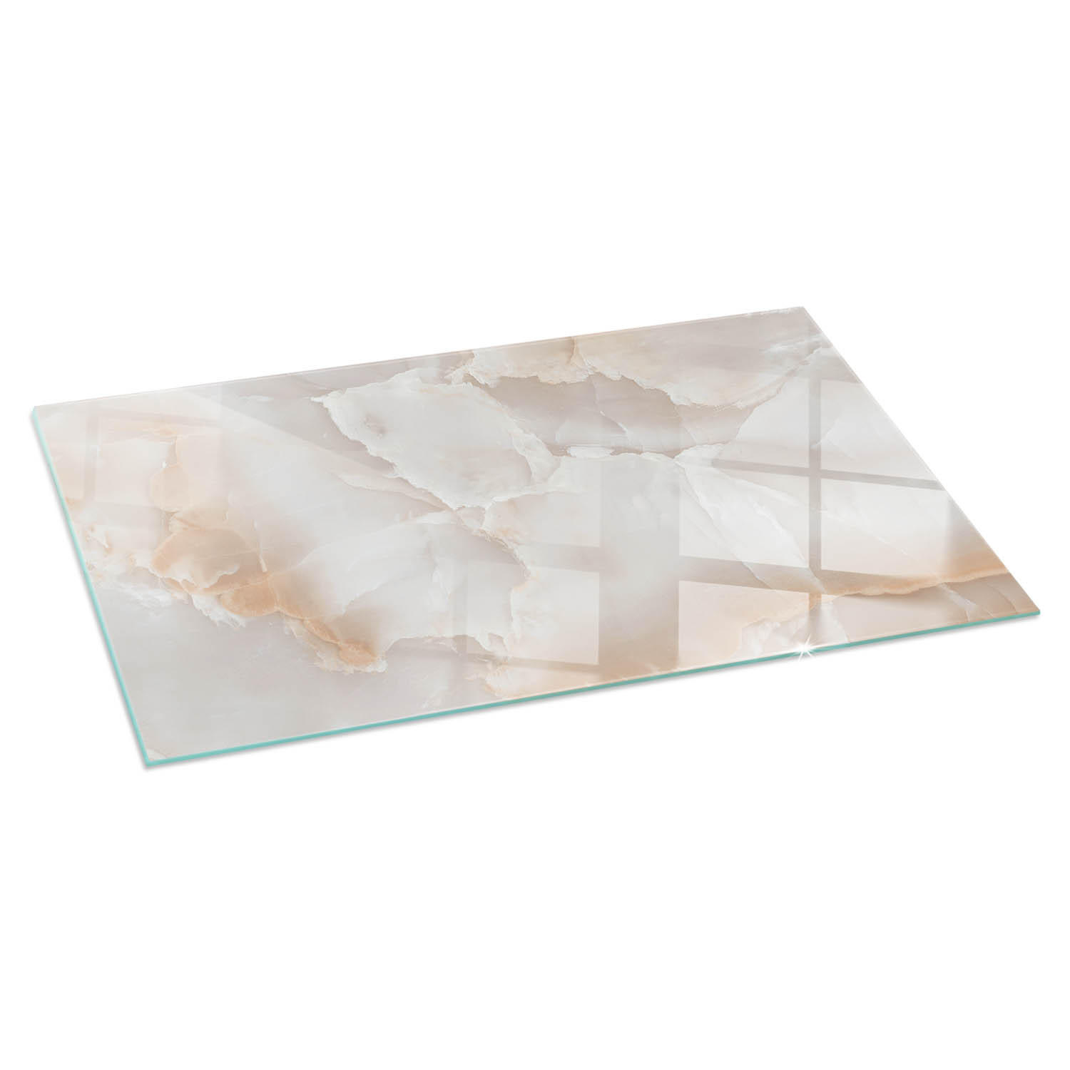 ArtPrintCave Glasplatte Beige 100x50x0.4 cm