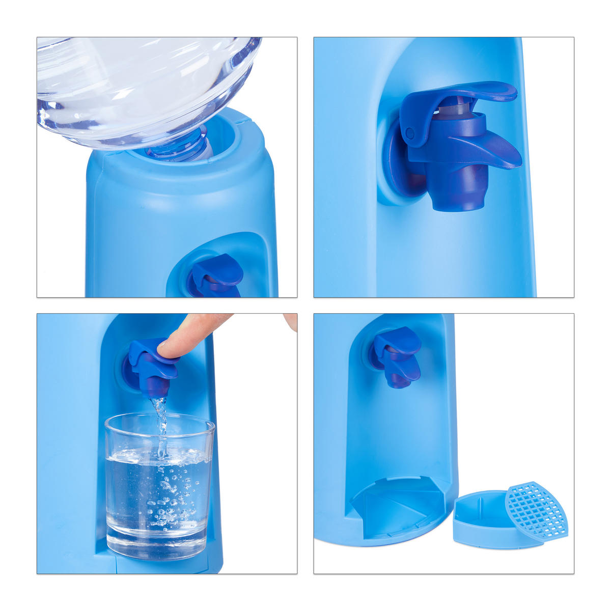 WASSERSPENDER - Multicolor, Kunststoff (4.5L) - Relaxdays