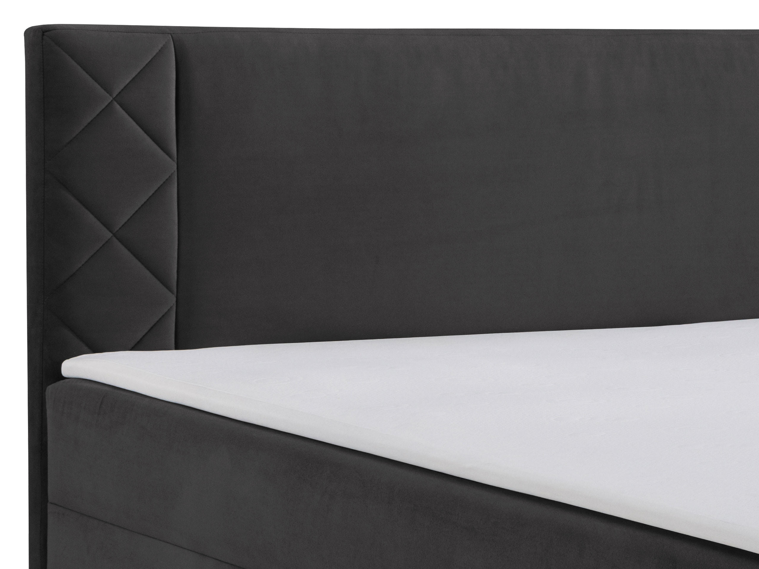 Mirjan24 Boxbett Schwarz 160x200 cm