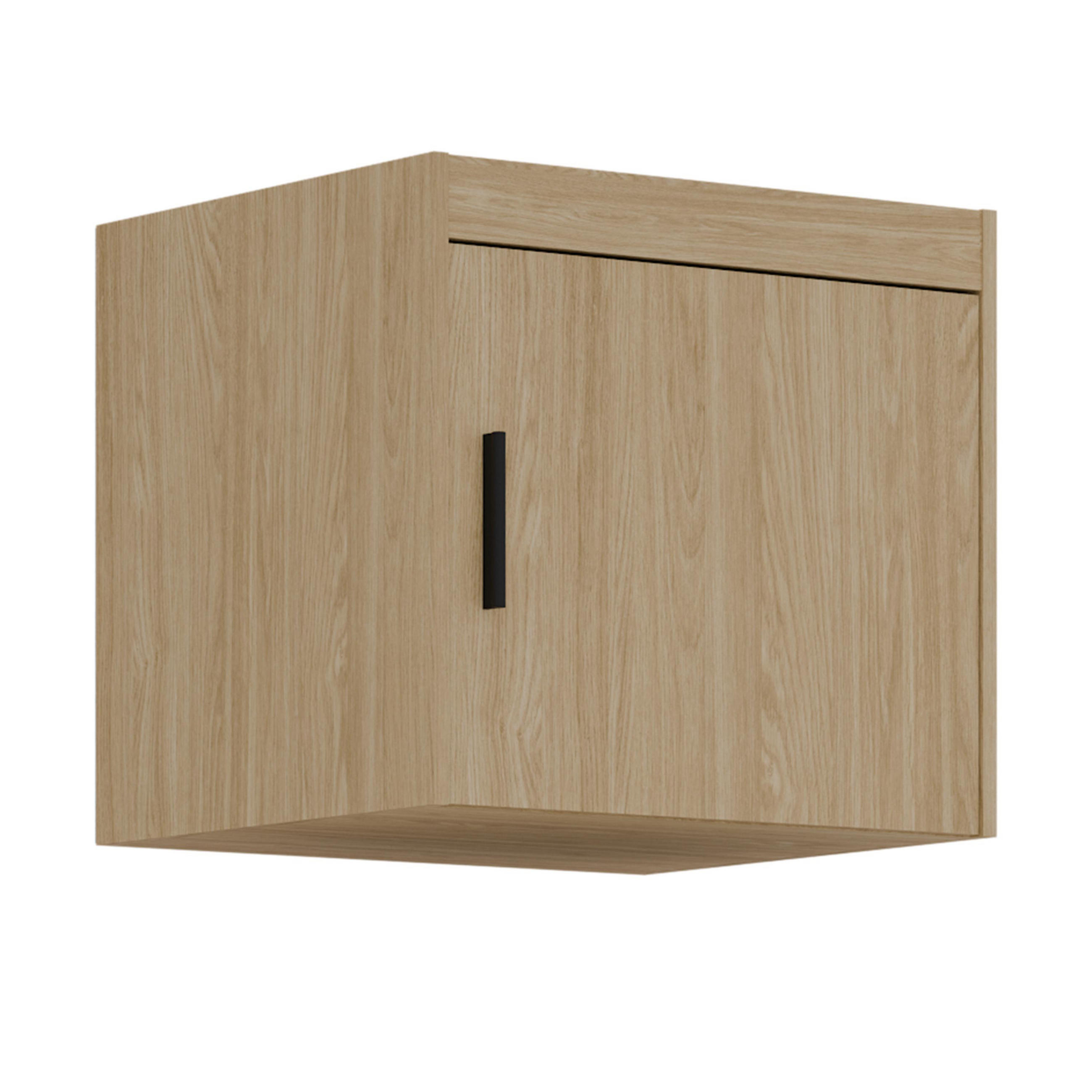 AUFSATZSCHRANK Storicos Geölte Eiche 59,9/55/53 cm - 1T Modern - Eichefarben, Holzwerkstoff/Kunststoff (60/55/53cm) - AX Living
