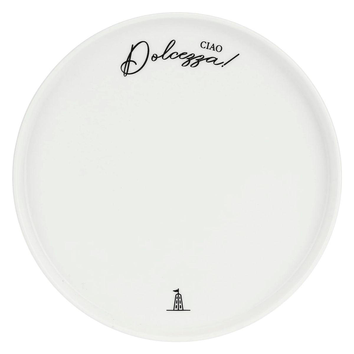 TORTENPLATTE auf Fuß I Garbati 17 x 11 cm - Multicolor, Keramik (17/11/17cm)