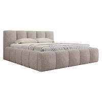 POLSTERBETT Kevson Boucle - Beige, Holzwerkstoff/Textil (180/200cm) - MIRJAN24