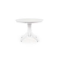 ESSTISCH rund Weiß 106 x 75 cm - Weiß, Holzwerkstoff (106/106/75cm) - designimpex