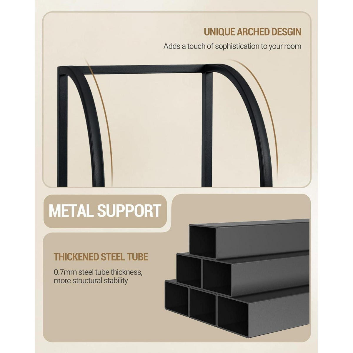 BÜCHERREGAL 6 Ebenen Metallrahmen Schwarz 30 x 33,6 x 182,5 cm - Schwarz, Metall (33.6/182.5/30cm)