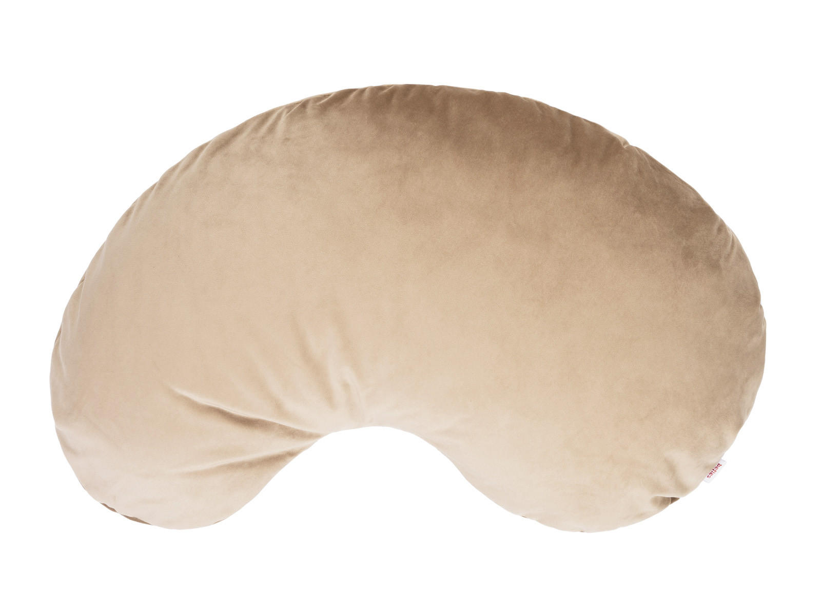 XL-KISSEN-BOHNE Samt&Sonders braun-beige 70/45 cm - Beige, Textil (45/70cm) - beties Heimtextil
