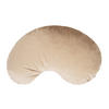 XL-KISSEN-BOHNE Samt&Sonders braun-beige 70/45 cm - Beige, Textil (45/70cm) - beties Heimtextil