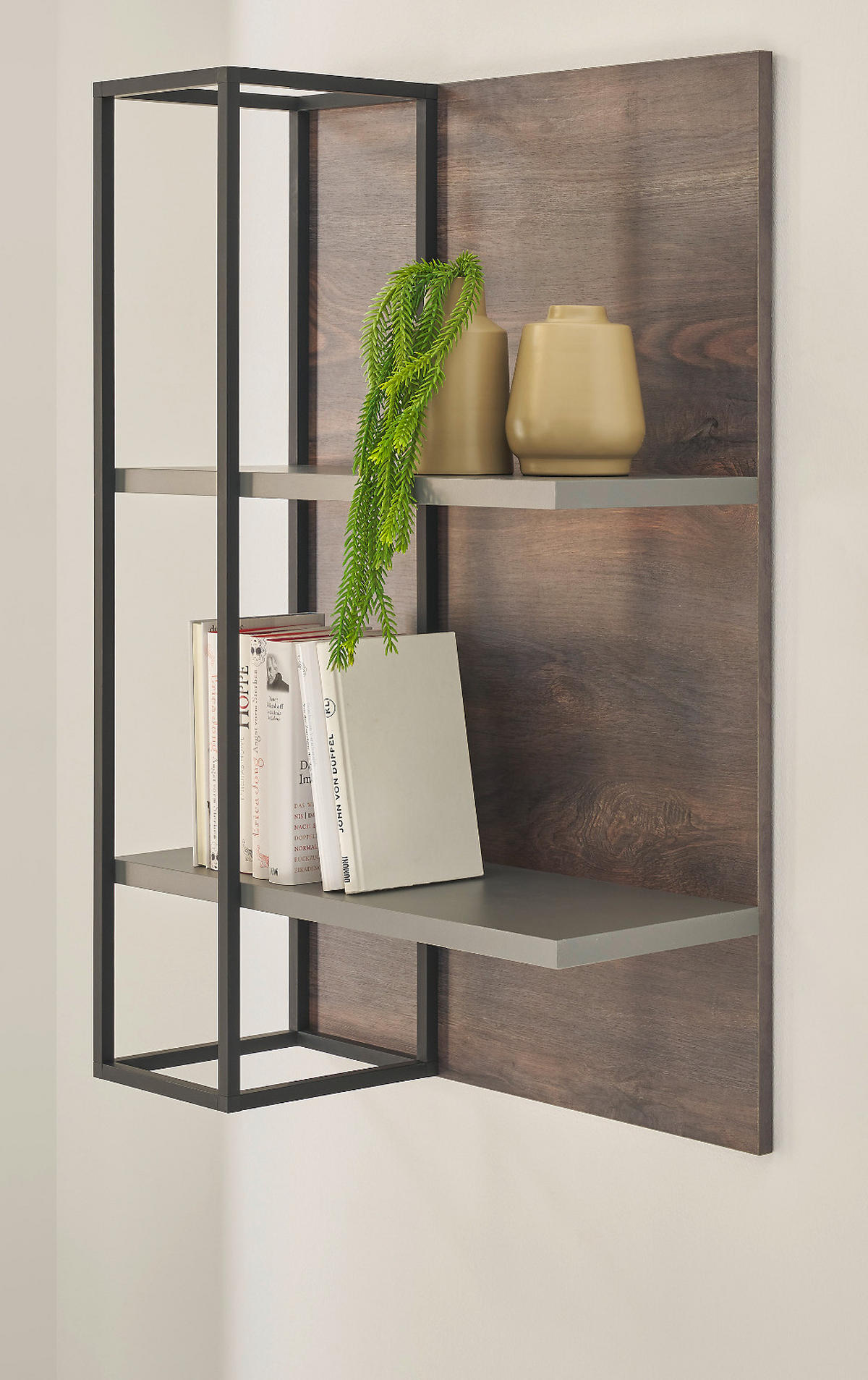 WANDPANEEL Thermo Eiche, grau, Wandboard 152 x 90 cm - Eichefarben/Grau, Holzwerkstoff (152/90/26cm) - Furn.Design