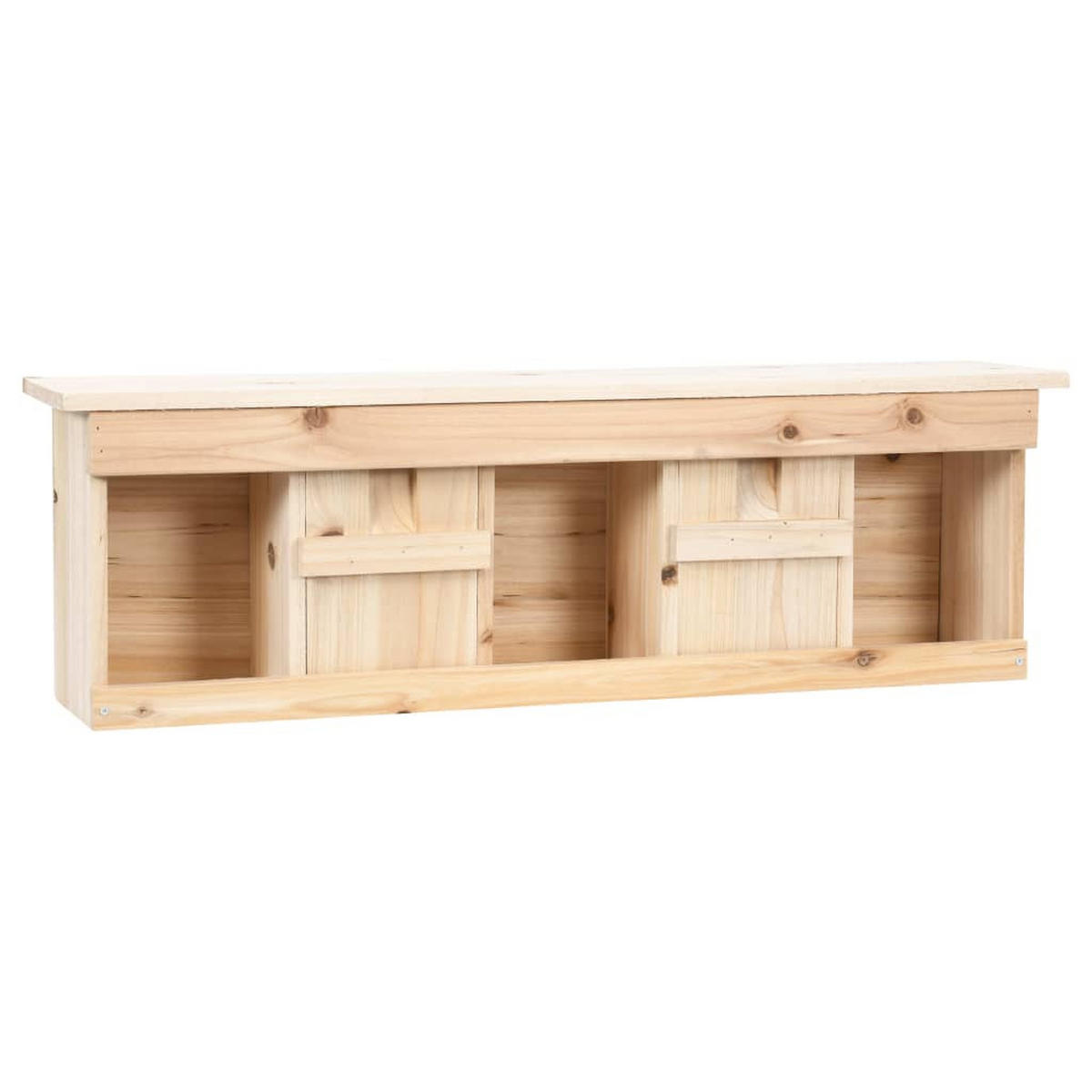 SPATZENHAUS 5-Fach 68/15/21 Cm Tannenholz - Braun, Holz (15/21/68cm) - vidaXL