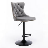 BARHOCKER DE-36371 2er-Set mit 360°-Drehung Grau - Grau, Metall (46/115/46cm) - ComfortXL
