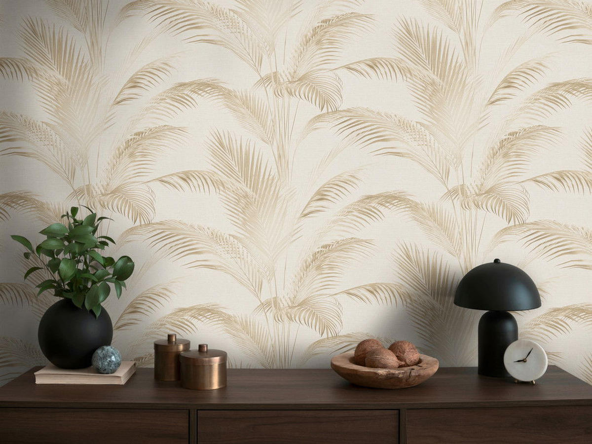 VLIESTAPETE Beige 53/1005 cm - Beige, Textil (53/1cm) - KUNSTLOFT