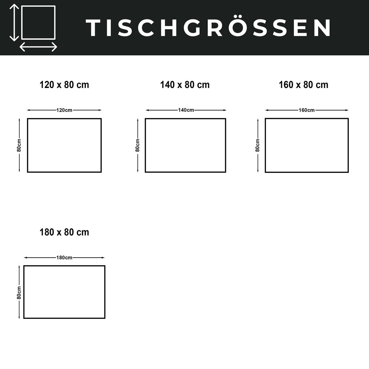 SEMINARTISCH klappbar & fahrbar 80/120/75 cm in Buchefarben/Silberfarben - Buchefarben/Silberfarben, Holzwerkstoff (80/120/75cm) - bümö