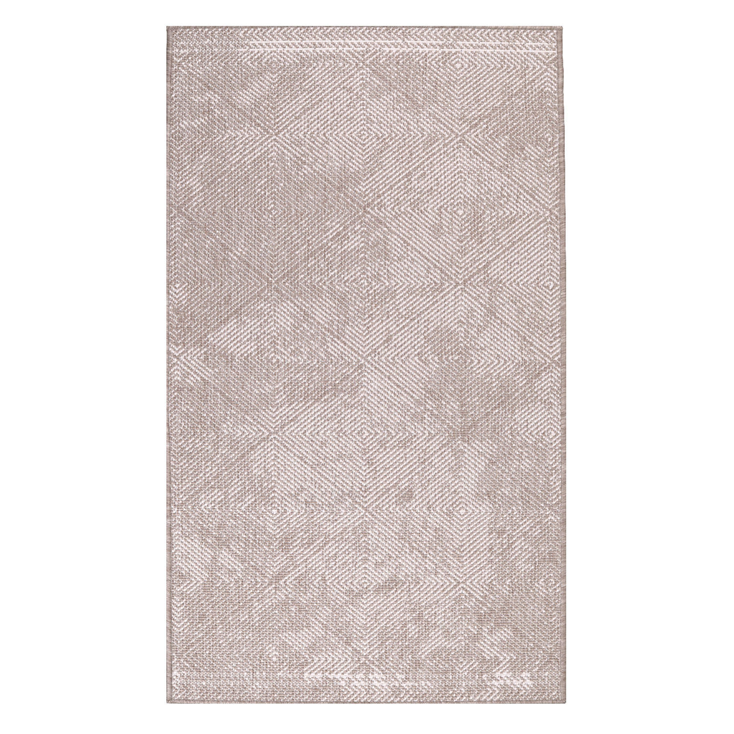 OUTDOOR-TEPPICH DuoRug 5845 Creme 80x150 cm - Beige, Textil (80/150cm) - carpet city