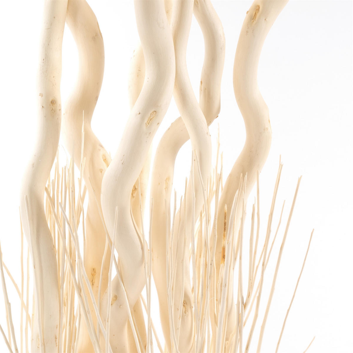 RAUMTEILER Nova Weidenzweige geblichen - Beige, Naturmaterialien (27/180/27cm) - DESIGN DELIGHTS