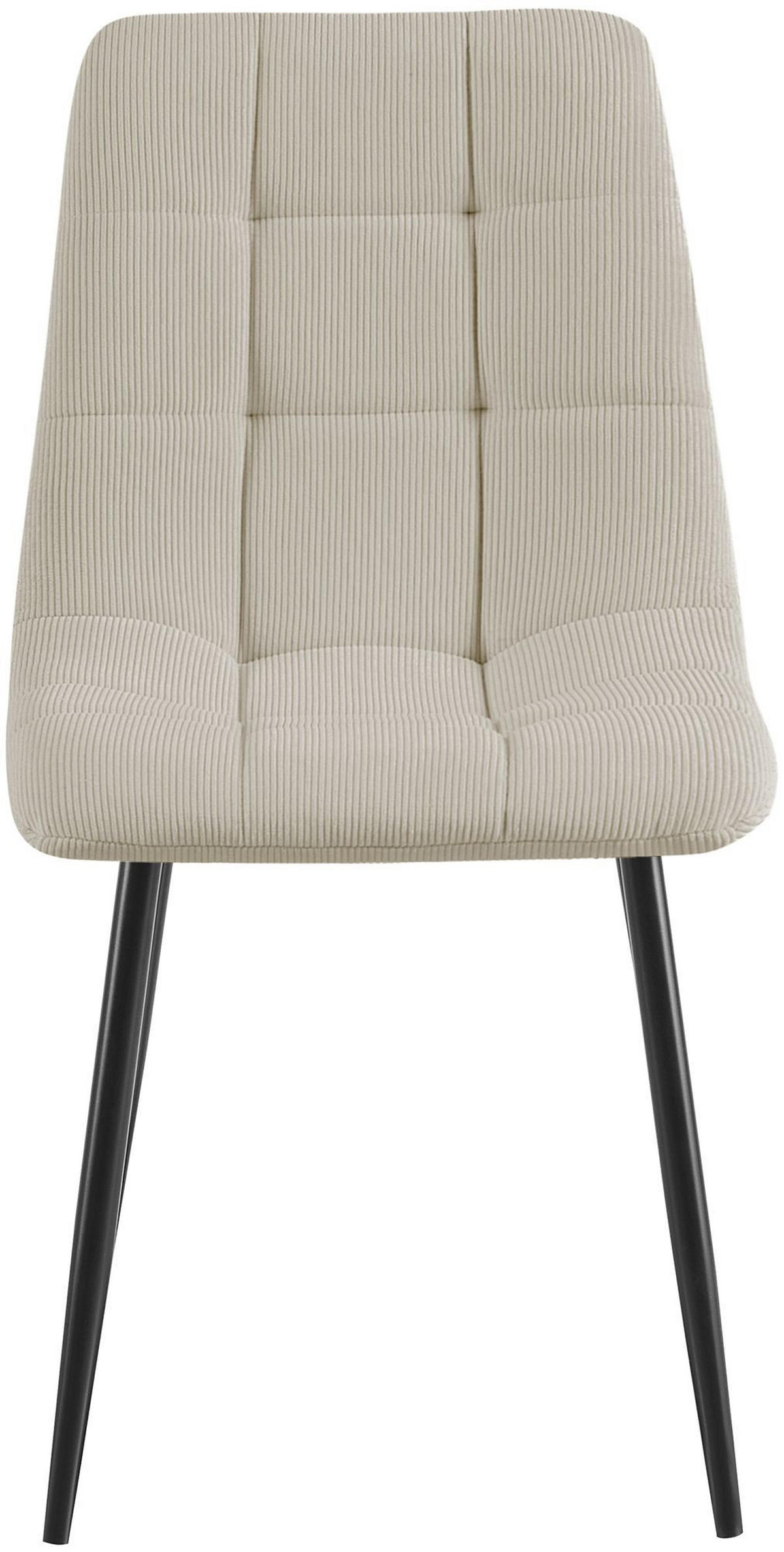 ESSZIMMERSTÜHLE Tilde 4er Set 84x45x55 cm creme - Creme, Textil (45/84/55cm) - furnicato