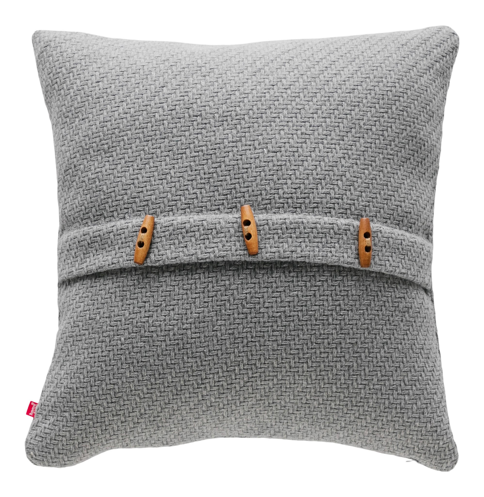 KISSENBEZUG Caminar - Grau, Textil (45/45cm) - home&you