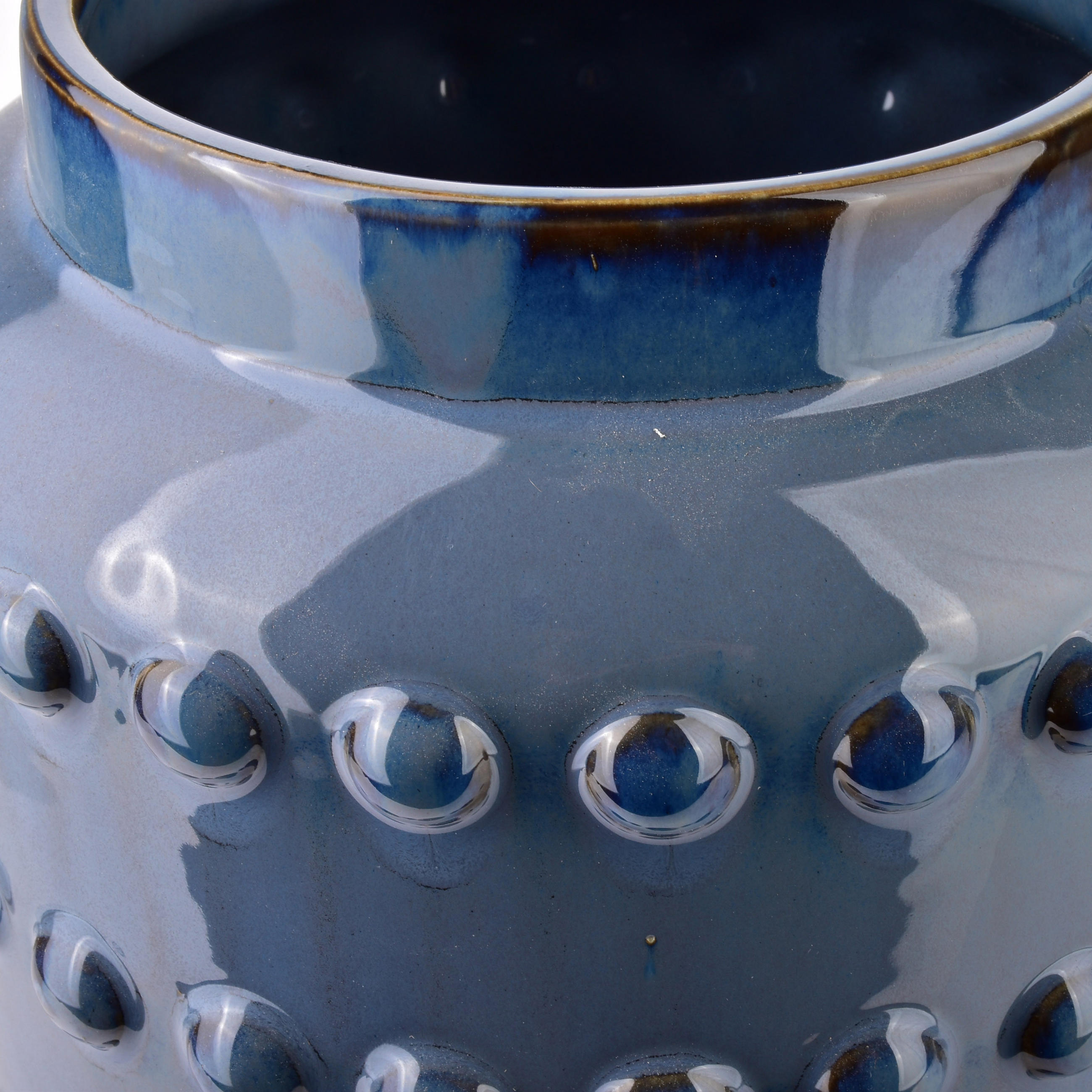 VASE Migliore Blau 25/25/22.5 cm Keramik - Blau, Keramik (22.5cm) - Mondex