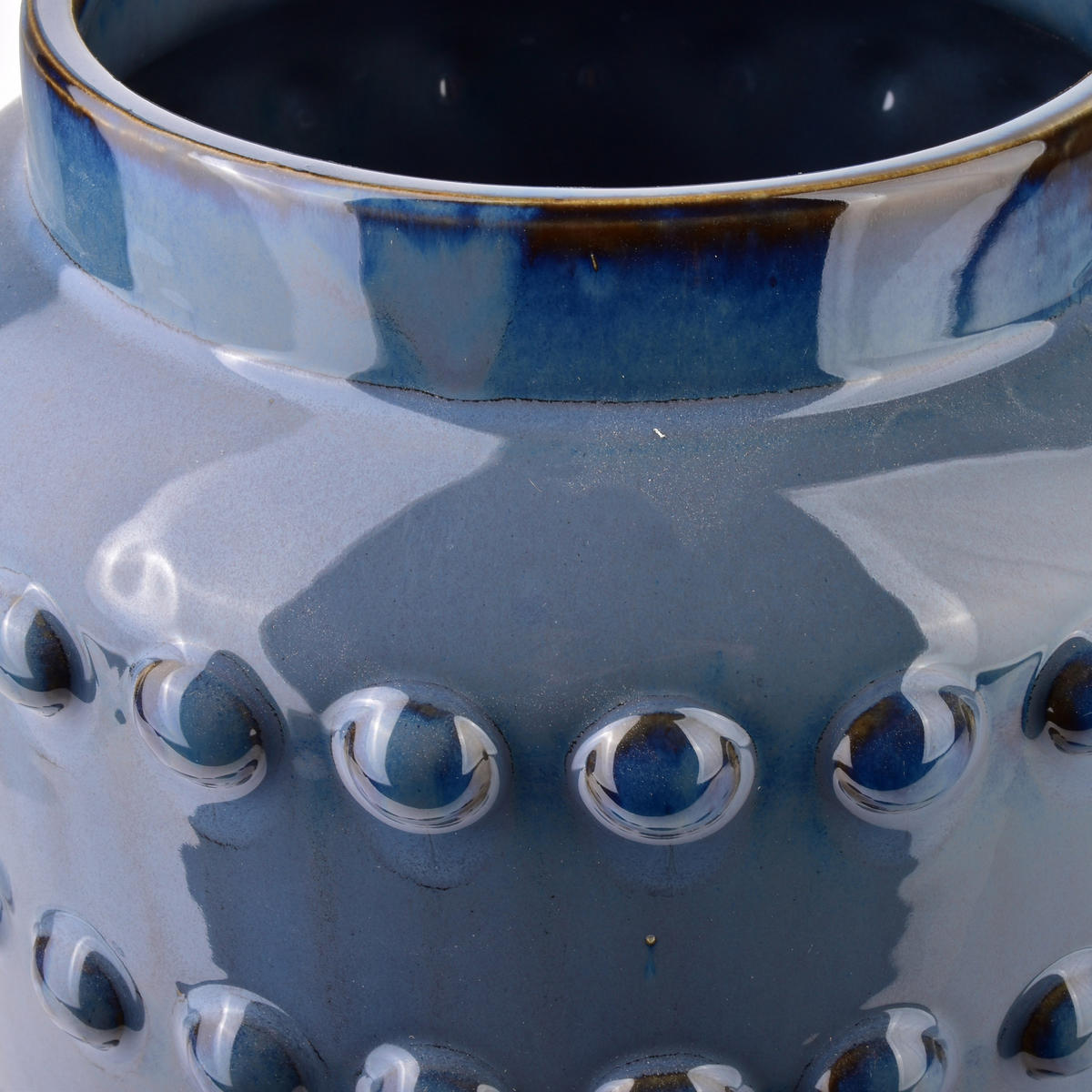VASE Migliore Blau 25/25/22.5 cm Keramik - Blau, Keramik (22.5cm) - Mondex