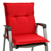 NIEDERLEHNERAUFLAGE Flair NL 100/50/8cm Rot - Rot, Textil (50/6/100cm) - Beautissu 