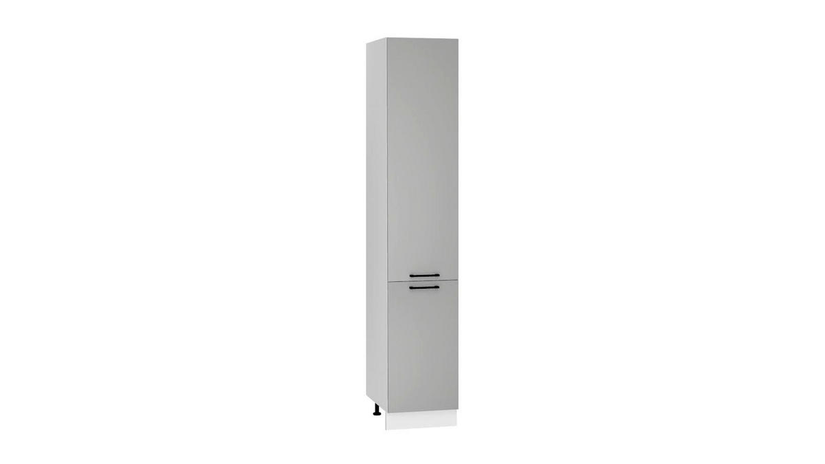 HOCHSCHRANK D40SŁ P/L – Morvex – Praktische Aufbewahrungseinheit – Anthrazit - Anthrazit, Holzwerkstoff/Metall (40/213.3/56cm) - ROYAL24_MARKT
