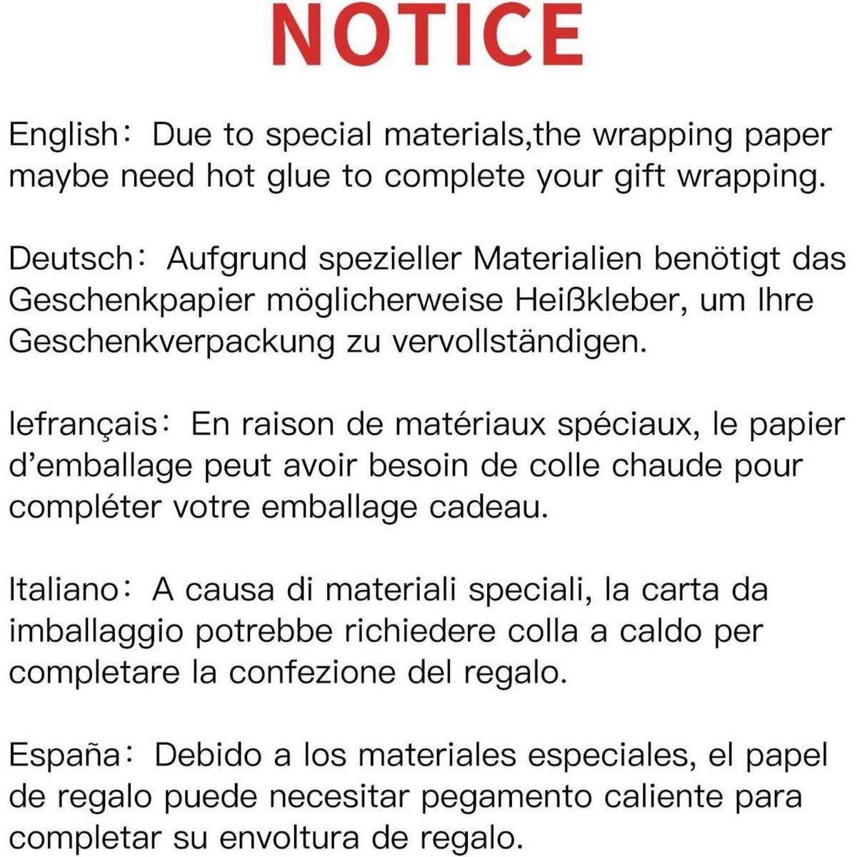 GESCHENKPAPIERROLLE Schwarz 43 cm x 5 m - Schwarz, Papier (4/44/4cm)