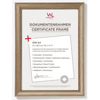 BILDERRAHMEN Longe Designrahmen 21x29,7 cm STAHL - Edelstahlfarben, Kunststoff (25/34/1.3cm) - walther design