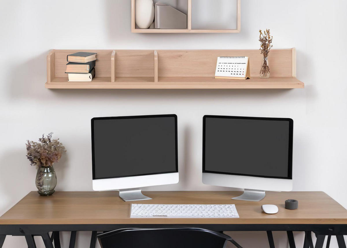 WANDREGAL Braun - Braun, Holz (120/20/21cm) - MCW