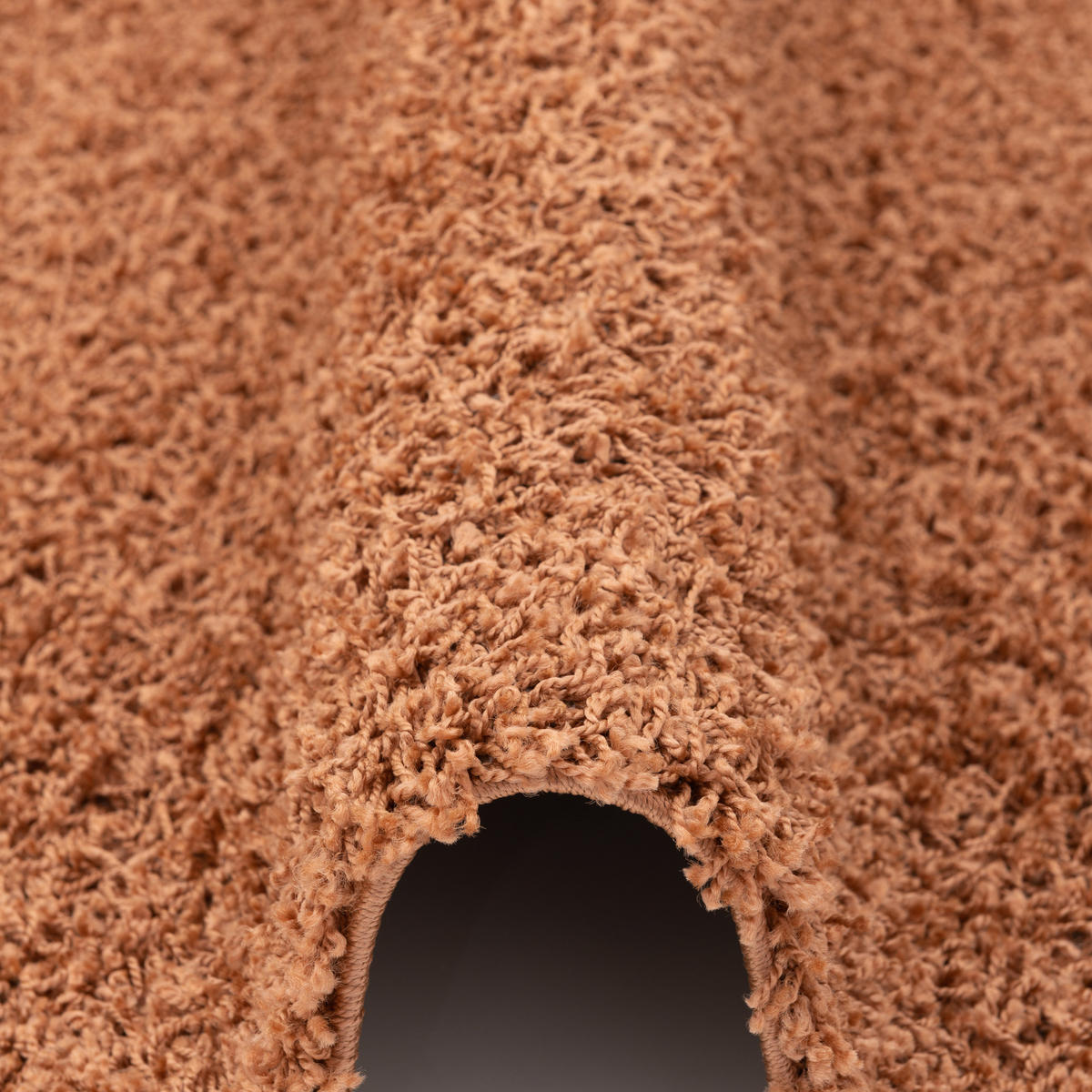 HOCHFLOR LANGFLOR SHAGGY TEPPICH FLUFFY - Terra cotta, Textil (140/200cm) - Pergamon