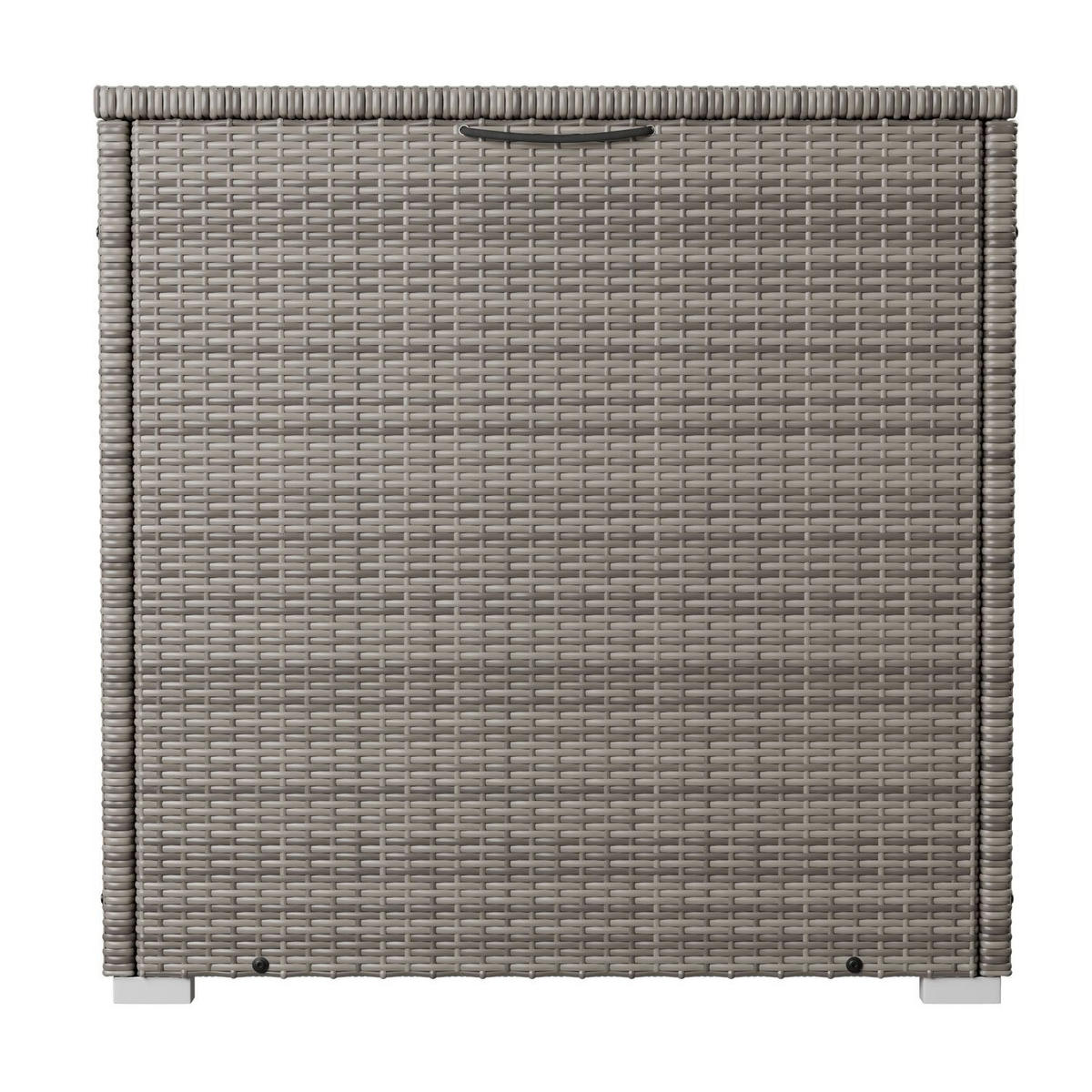 AUFLAGENBOX Ikaria grau-meliert - Grau, Kunststoff (145/80/83cm) - Juskys