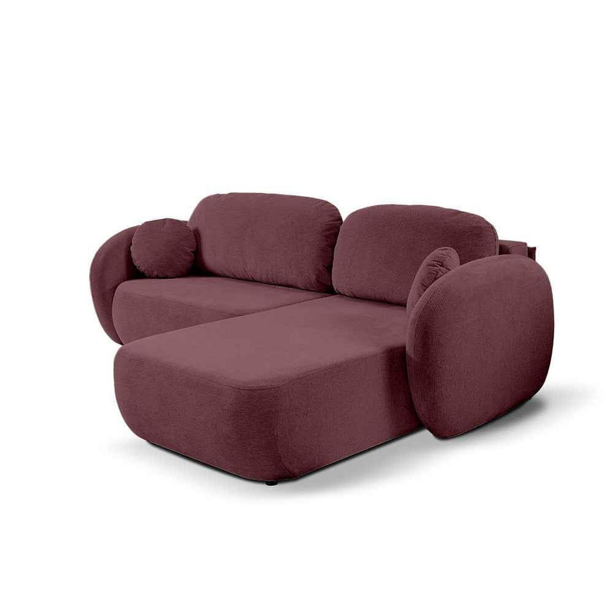 ECKSOFA OLEMO Rot - Rot, Textil (248/86.5/174cm) - Pillovely