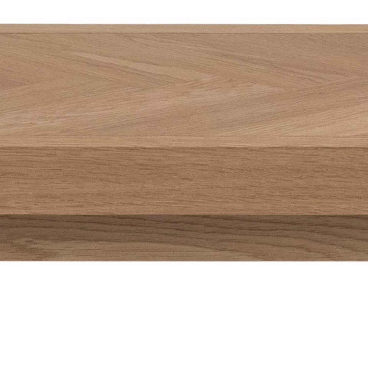 SITZBANK, Galway, Eiche, Holz, 200 x 36 x 45 cm - Eichefarben, Holz/Textil (200/45/36cm) - ebuy24