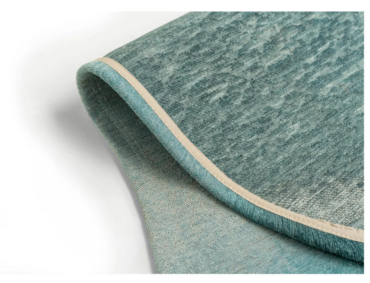 TEPPICH modern Flachgewebe AERO Blau 340 x 235 cm - Blau, Textil (340/235cm) - Novatrend