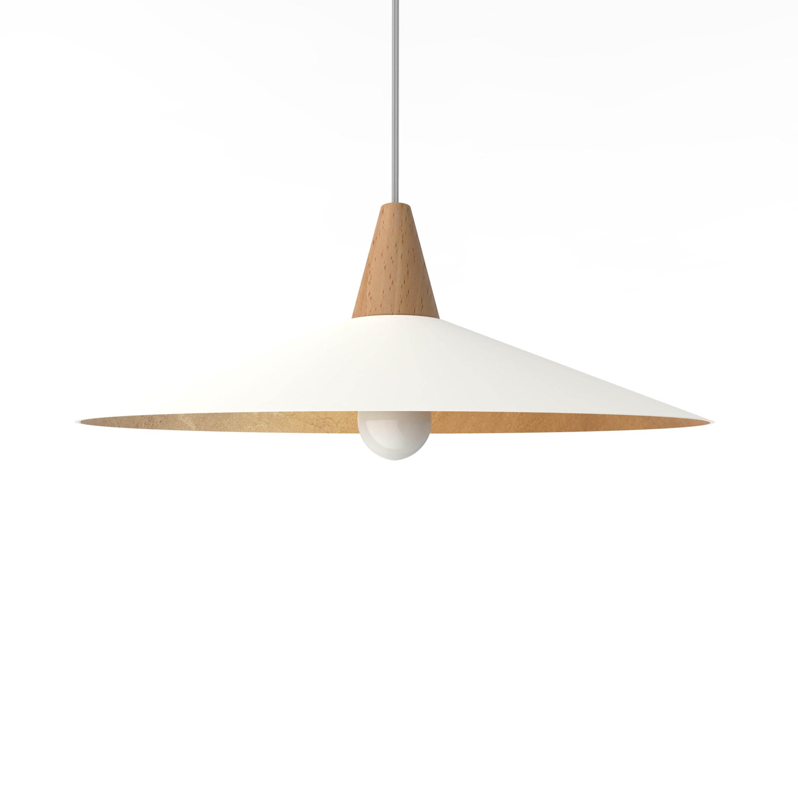 HÄNGELEUCHTE - Goldfarben, Metall (40/40/15cm) - Lumicom