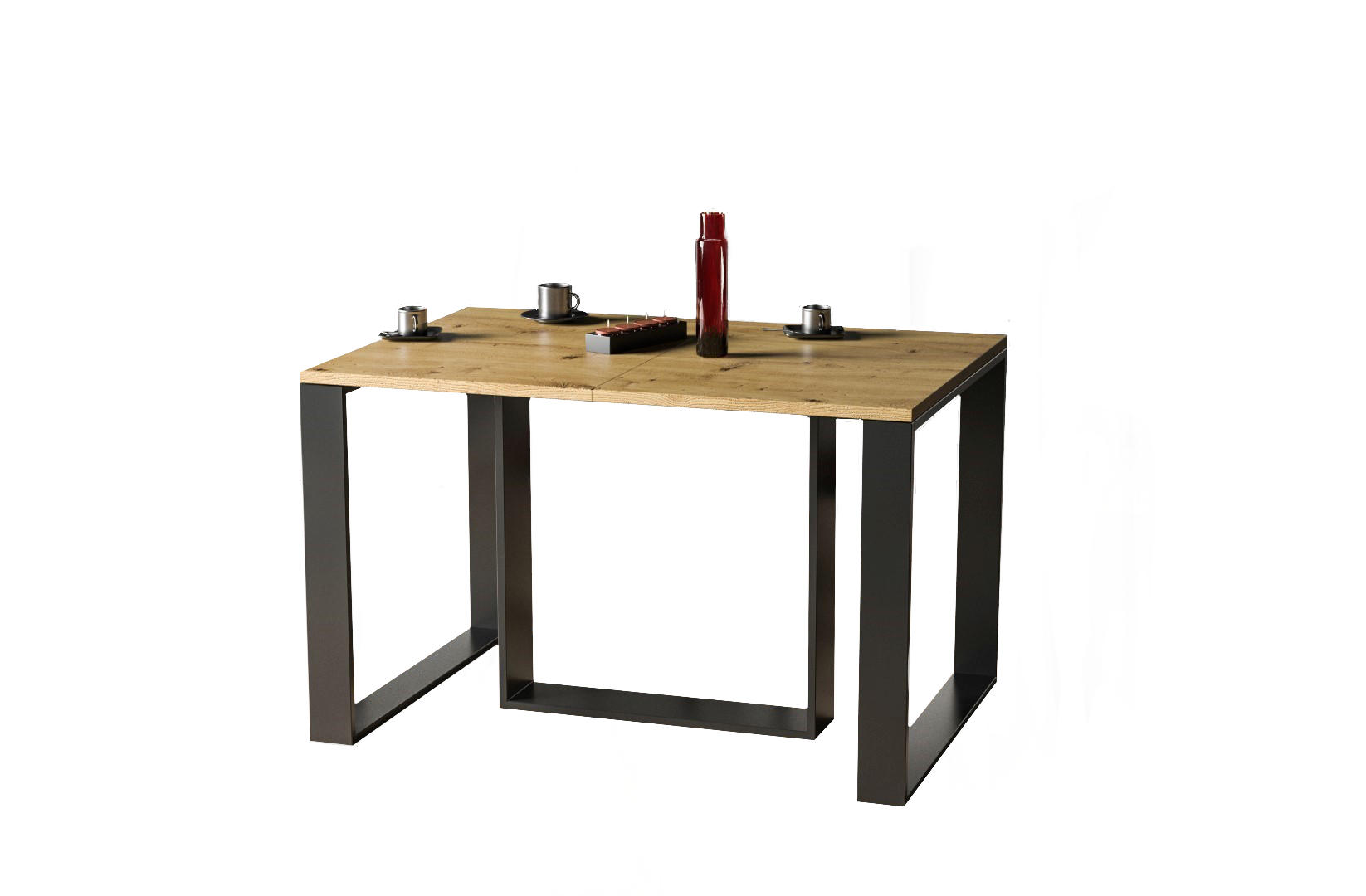 Endo-Moebel Esstisch Eiche Artisan 80x76x130 cm
