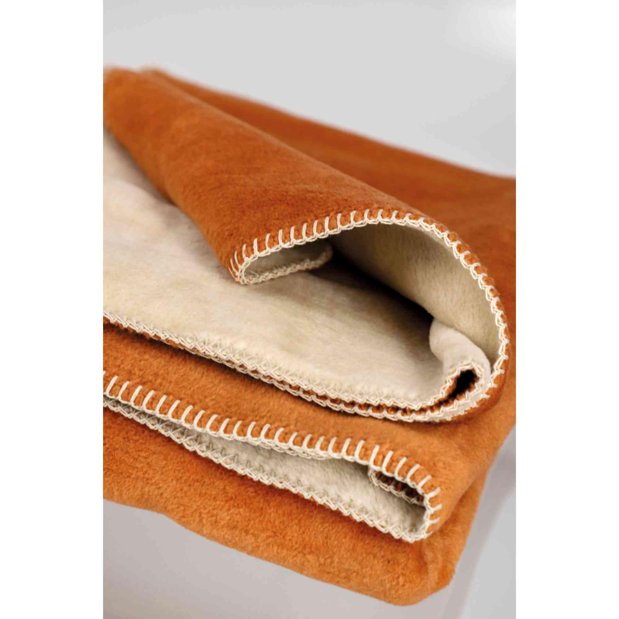 WOHNDECKE FAVORIT - Terra cotta, Textil (150/200cm) - Schöner Wohnen
