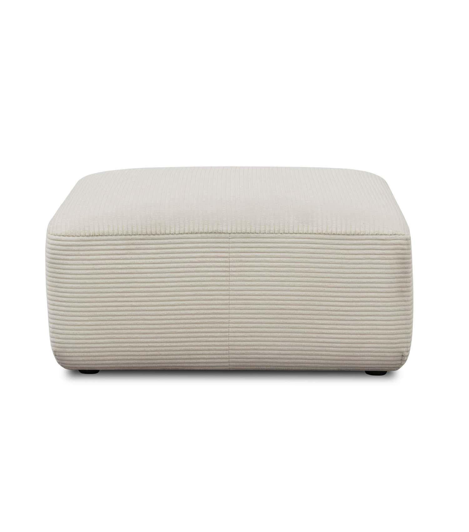 POLSTERHOCKER Cubo - Beige, Textil (91/91cm) - Mokebo