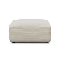 POLSTERHOCKER Cubo - Beige, Textil (91/91cm) - Mokebo