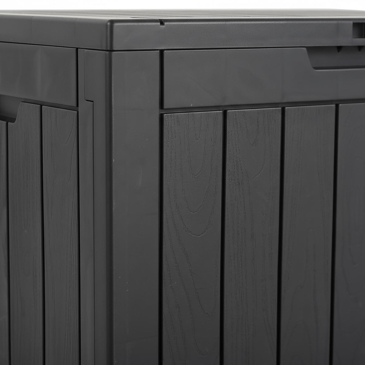 ZÁHRADBOX - čierna, plast (56/53/43cm) - Relaxdays