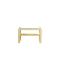 HOLZREGAL PINEPEAK 50x80x38cm 2 Fachboden 1,2cm dickes Kiefernholz Natur - Naturfarben, Holz (80/50/38cm) - PROREGAL