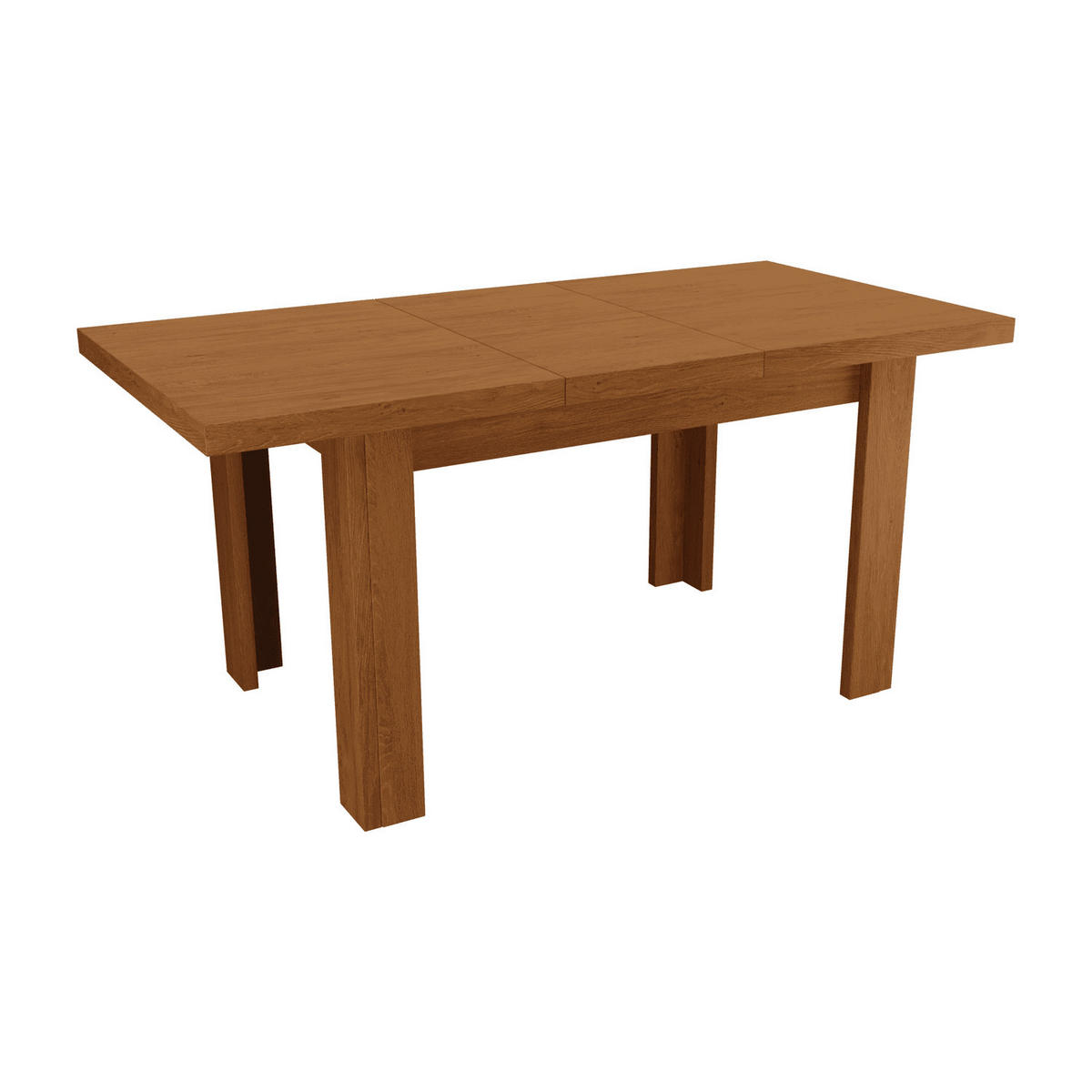 ESSTISCH ausziehbar 120-160 x 80 x 75,5 cm Esche hell - Eschefarben, Holzwerkstoff (80/120/75.5cm) - Koseto