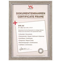 BILDERRAHMEN Hygge Holzrahmen 21x29,7 cm GRAU - Grau, Holzwerkstoff (23.1/31.8/1.6cm) - walther design