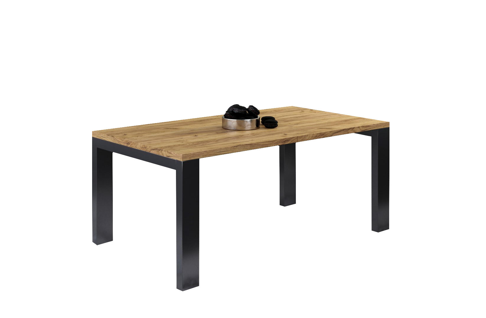 Endo-Moebel Couchtisch Eiche Bianco 80x55x120 cm