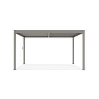 PERGOLA BIOKLIMATISCHE SELBSTTRAGENDE Piana Taupe 4x3m Aluminium - Taupe, Metall (394/218/304cm) - Cazeboo