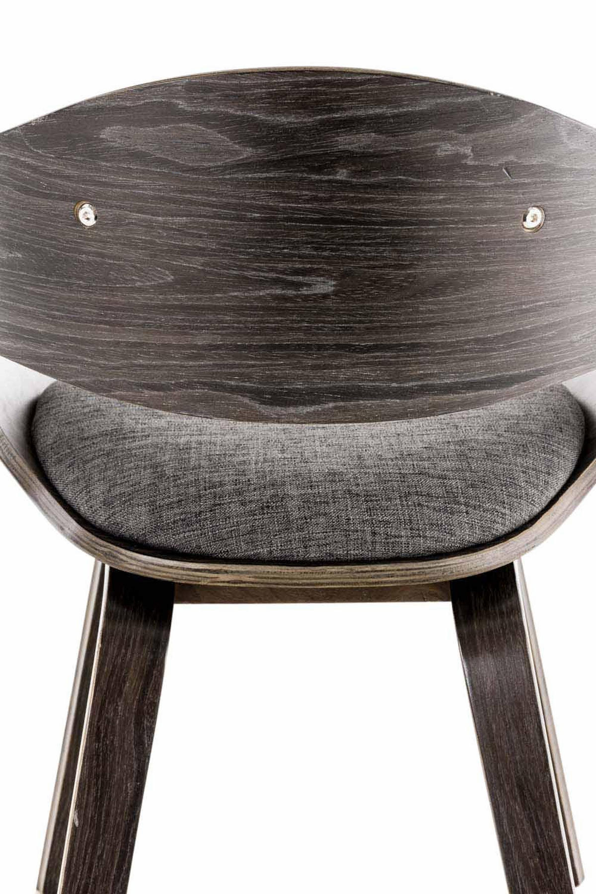 ARMLEHNENSTUHL Stoff Grau/Hellgrau - Hellgrau/Grau, Holz/Textil (49/73/46cm) - CLP