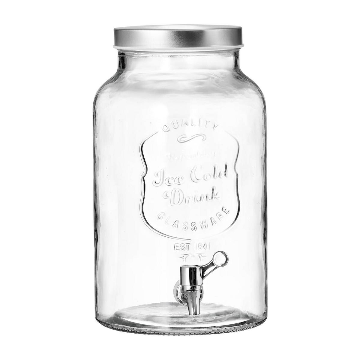 GETRÄNKESPENDER Olli transparent 5,5 l - Transparent, Glas (5.5L) - Ritzenhoff Breker