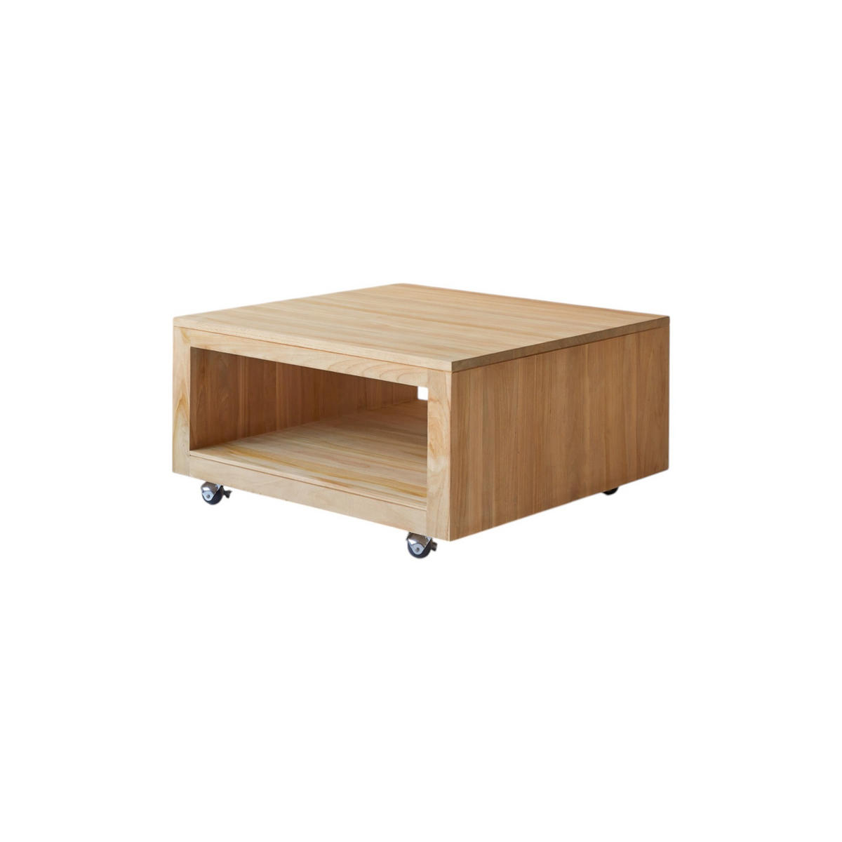 COUCHTISCH Anoa Natur aus Teak - Naturfarben, Holz (80/80/40cm) - Tikamoon