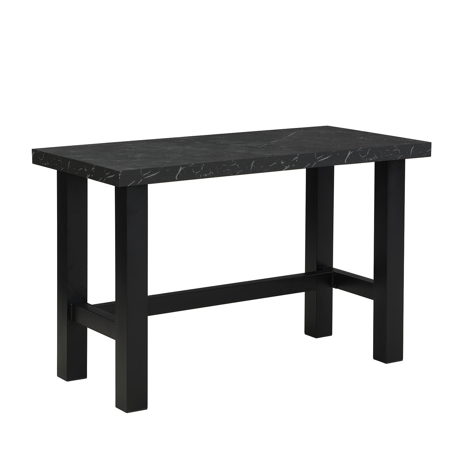 SCHREIBTISCH THOR 120/60/77 cm - Anthrazit/Schwarz, Holzwerkstoff/Metall (60/120/77cm) - DUBI Möbel